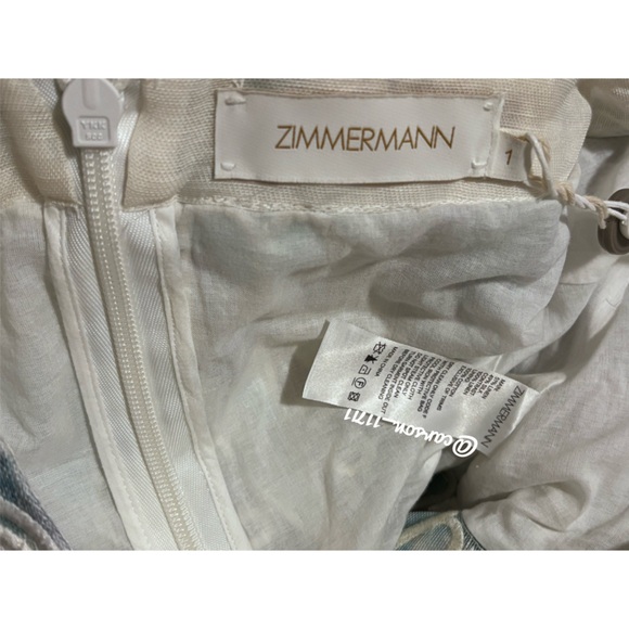 NWT Zimmermann Glassy Wave Embroidered Guipure Flip Skirt AU0 or AU1 - Picture 3 of 5